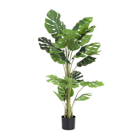 Artiss 140cm Artificial Monstera Tree Faux Trees Indoor Decor Artificial Plants Lifelike Plant 1.4M - Image 2