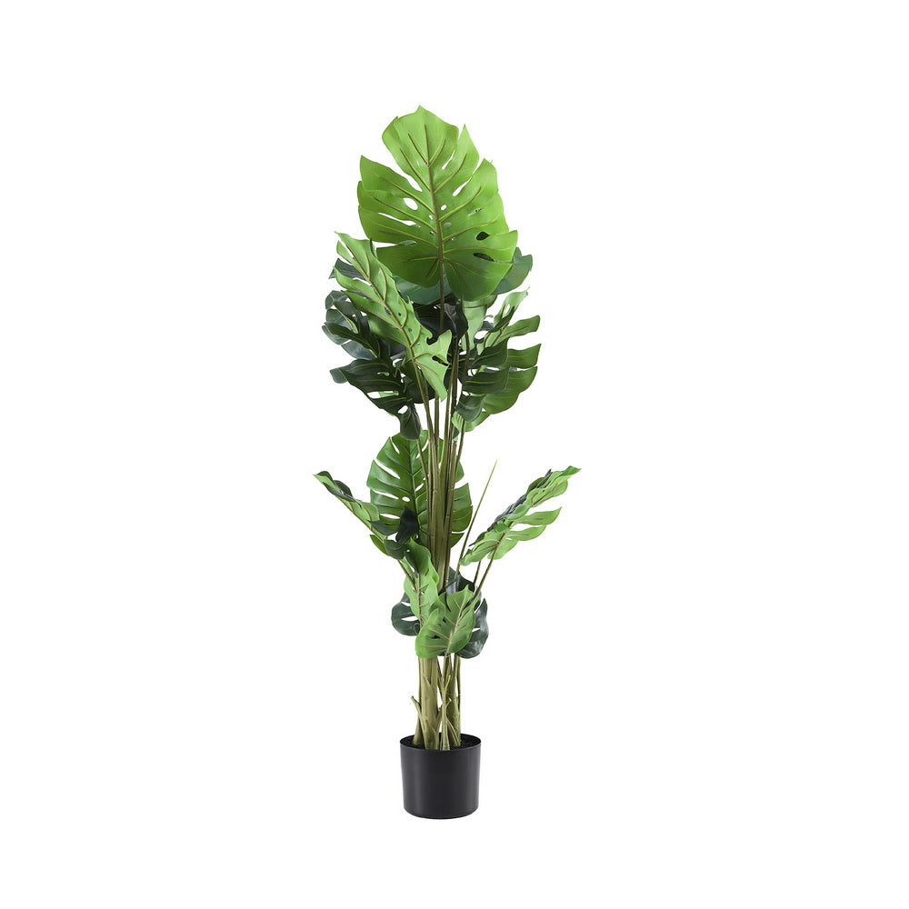 Artiss 140cm Artificial Monstera Tree Faux Trees Indoor Decor Artificial Plants Lifelike Plant 1.4M - Image 4