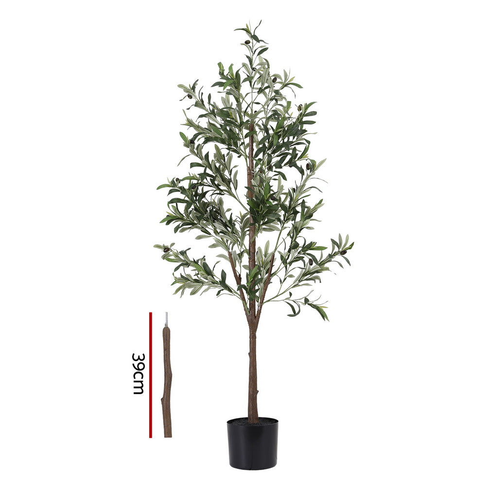 Artiss 180cm Artificial Olive Tree Faux Trees Indoor Decor Artificial Plants Lifelike Plant 1.8M - Image 4