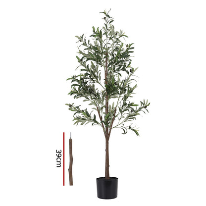 Artiss 180cm Artificial Olive Tree Faux Trees Indoor Decor Artificial Plants Lifelike Plant 1.8M - Image 4