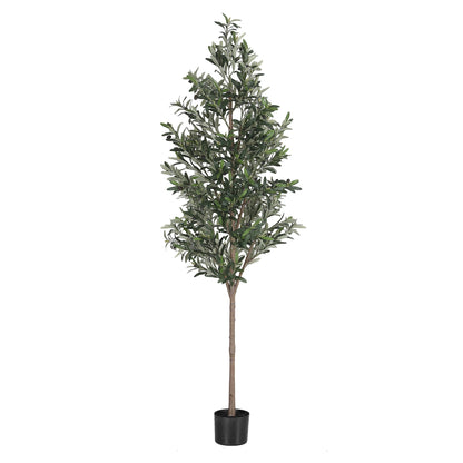 Artiss 210cm Artificial Olive Tree Faux Trees Indoor Decor Artificial Plants Lifelike Plant 2.1M - Image 2