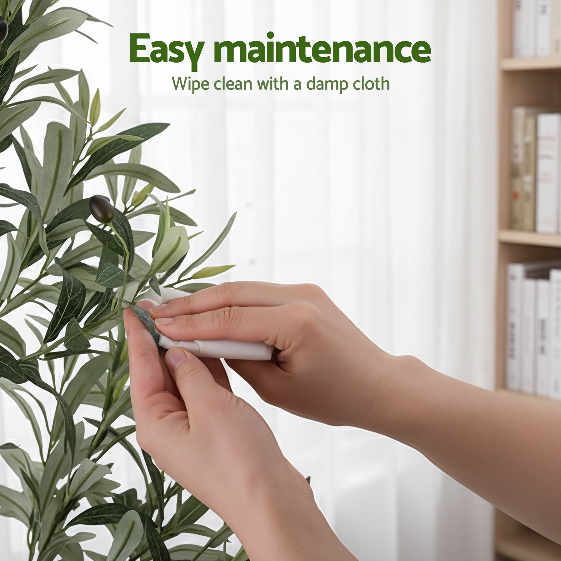 Artiss 210cm Artificial Olive Tree Faux Trees Indoor Decor Artificial Plants Lifelike Plant 2.1M - Image 8