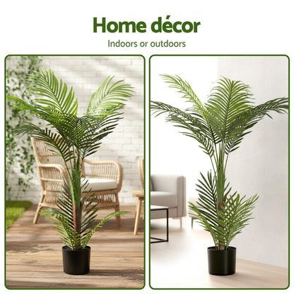 Artiss 100cm Artificial Palm Tree Faux Trees Indoor Decor Artificial Plants Lifelike Plant - Image 7
