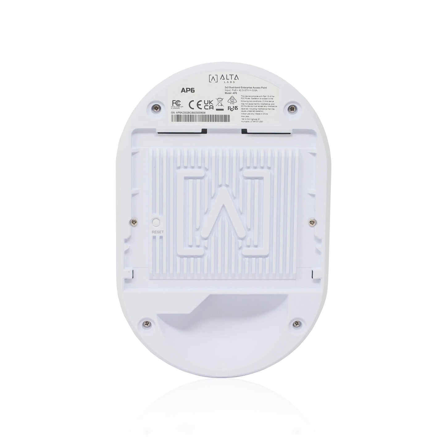 Alta labs AP6 Dual Band Wi-Fi 6 AP - Network - Wireless Access Point - Image 2