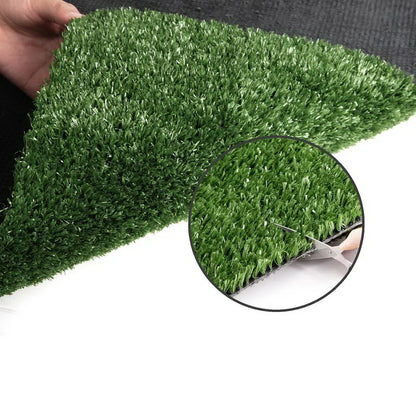 Prime Turf Artificial Grass 2mx10m 10mm Synthetic Fake Lawn Turf Plant Plastic Olive - Image 7