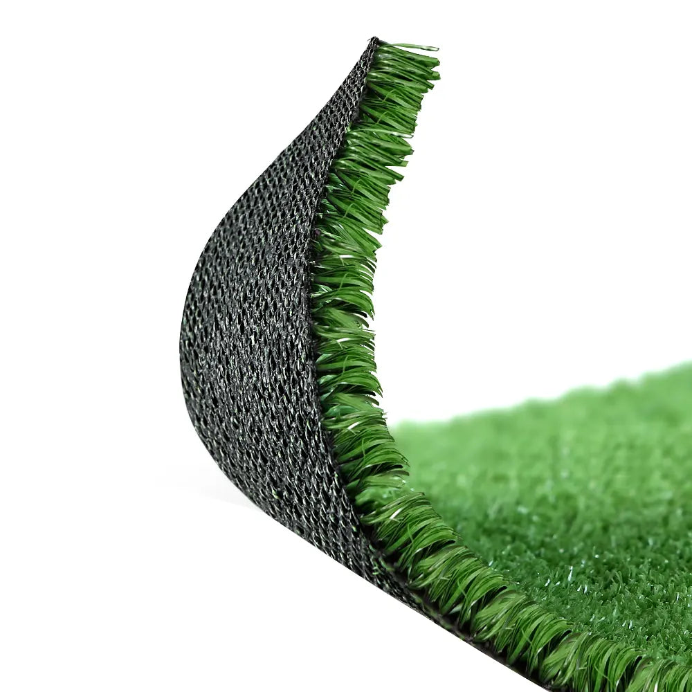 Prime Turf Artificial Grass 2mx10m 17mm Synthetic Fake Lawn Turf Plant Plastic Olive - Image 3