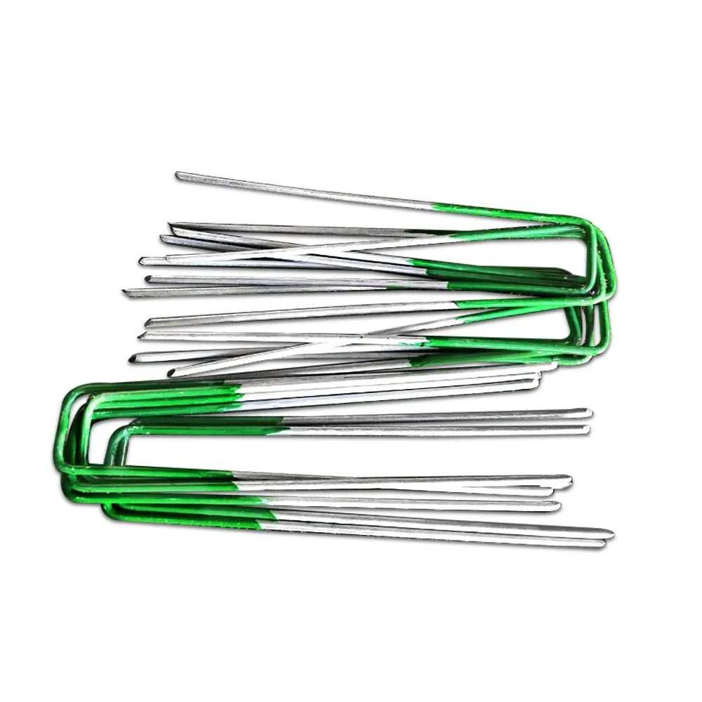 Prime Turf Artificial Grass 200pcs Synthetic Pins Fake Lawn Turf Weed Mat Pegs Joining Tape - Image 4