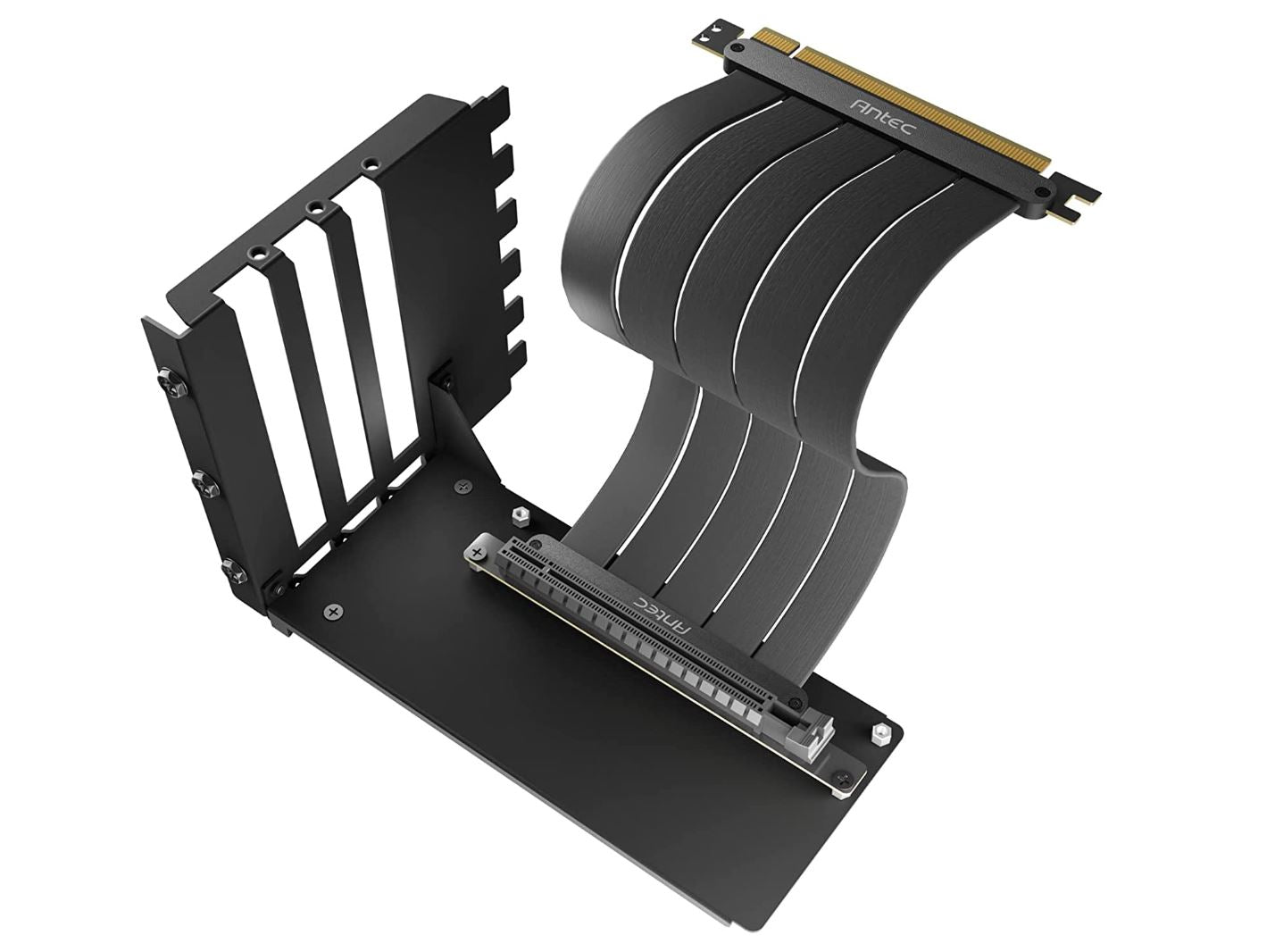 Antec Vertical PCI Bracket and PCI-E 4.0 Cable Kit (200mm) Black. Universal 5070  7000x. Premium...