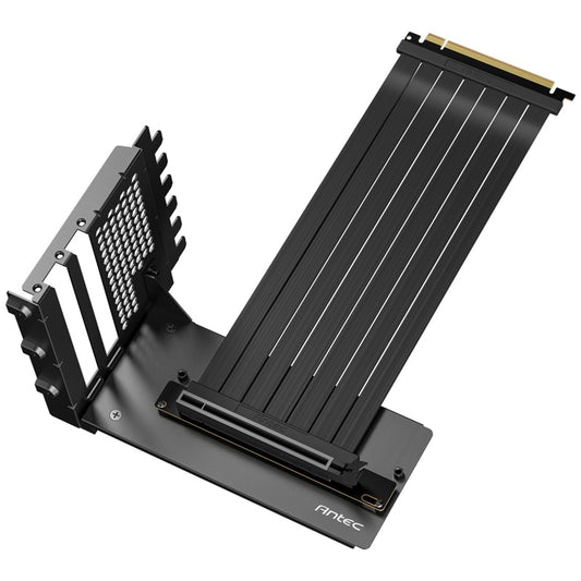 Antec AT-RCVB-BK200-PCIE5 RTX50 PCI-E 5.0 Riser Cable Vertical Bracket Kit - Black, 200mm, 64GB/s... - Image 2