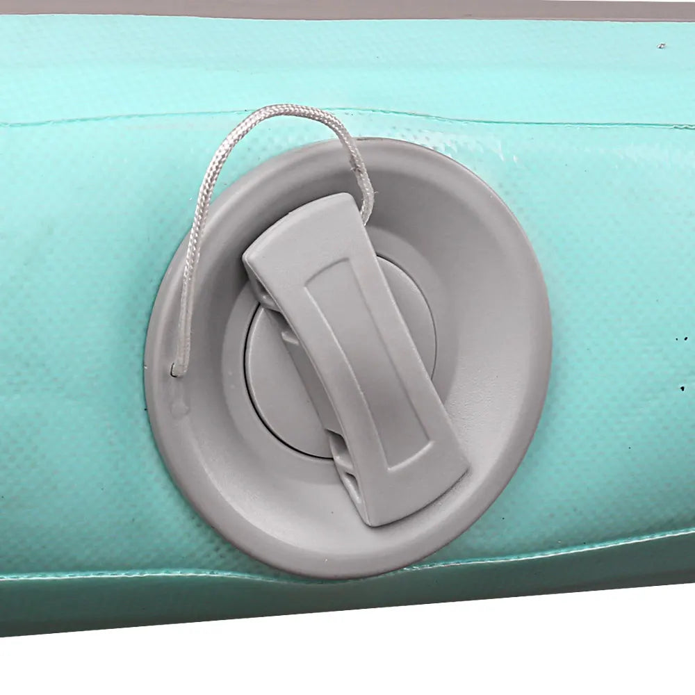 Everfit 3m x 1m Air Track Mat Gymnastic Tumbling Mint Green and Grey - Image 7