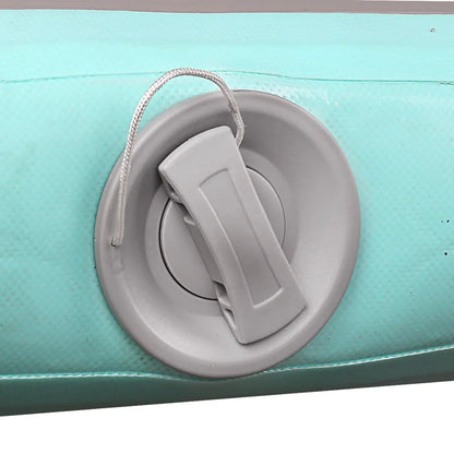 Everfit 3m x 1m Air Track Mat Gymnastic Tumbling Mint Green and Grey - Image 7