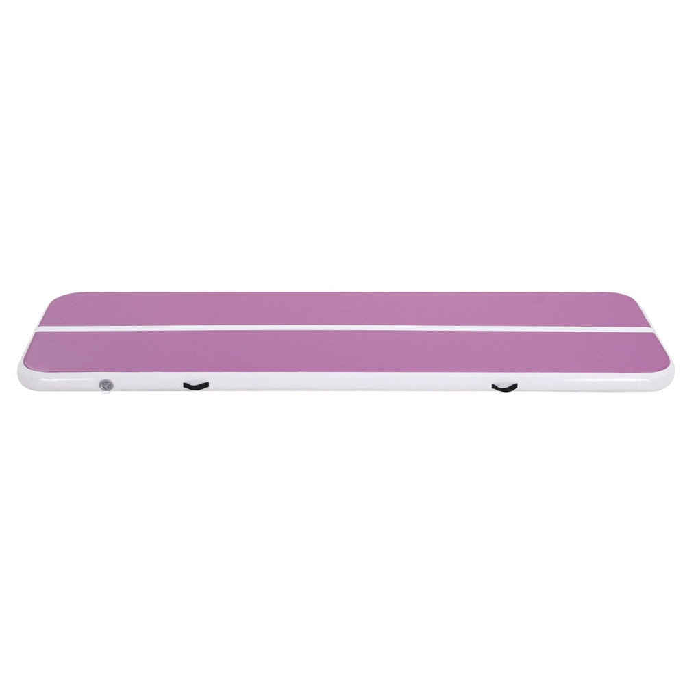 Everfit 3M Air Track Gymnastics Tumbling Exercise Yoga Mat W/ Pump Inflatable Purple - Image 3