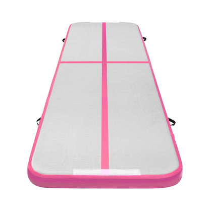 Everfit 4M Air Track Gymnastics Tumbling Exercise Cheerleading Mat Inflatable Pink - Image 3