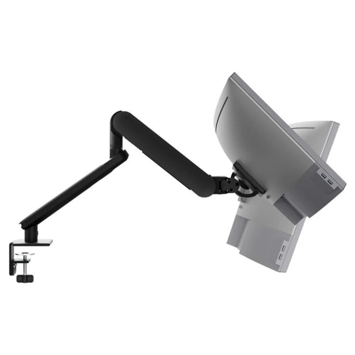 Atdec Ora Single Monitor Dynamic Arm - F-Clamp - Black - Monitors - Mounts