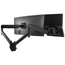 Atdec Laptop-Monitor Combo Mount - F-Clamp - Black - Monitors - Mounts