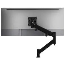 Atdec Single Monitor Heavy-Duty Dynamic Arm - Grommet Clamp - Black - Monitors - Mounts