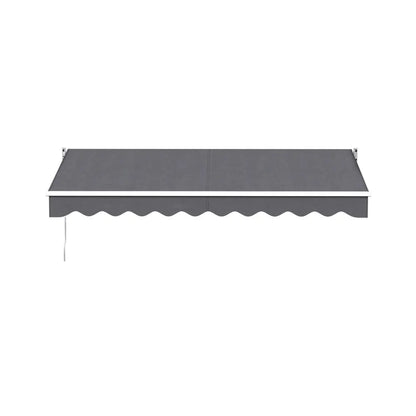 Instahut Retractable Folding Arm Awning Motorised Sunshade 3M X 2M Grey - Image 3