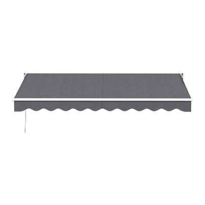 Instahut Retractable Folding Arm Awning Motorised Sunshade 3.5M X 2.5M Grey - Image 3