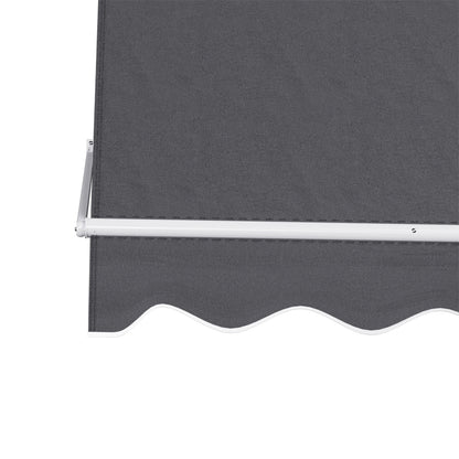 Instahut Retractable Fixed Pivot Arm Window Awning Outdoor Blinds 2.1X2.1M Grey - Image 4