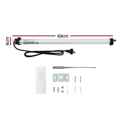 Instahut Pivot Arm Awning Motor Replacement Kit With Remote Control - Image 2