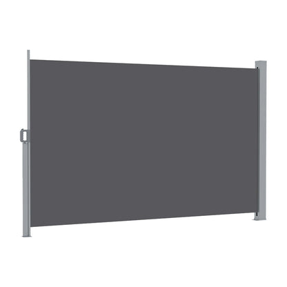 Instahut 2X3.5M Side Awning Retractable Privacy Screen Outdoor Sun Shade Grey - Image 3
