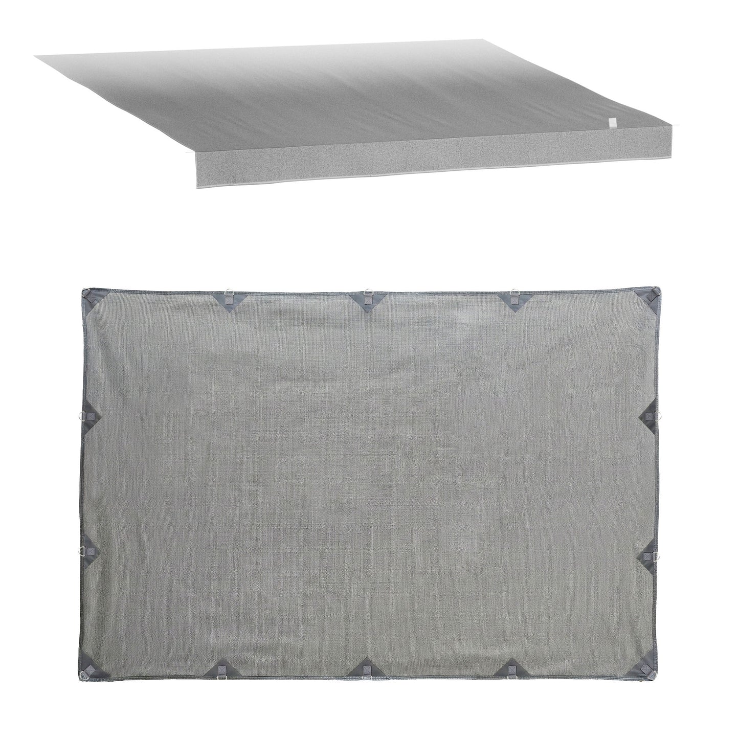 Weisshorn 12ft Caravan Awning Fabric & Privacy Screen RV Roll Out Sun Shade 3.4M - Image 3