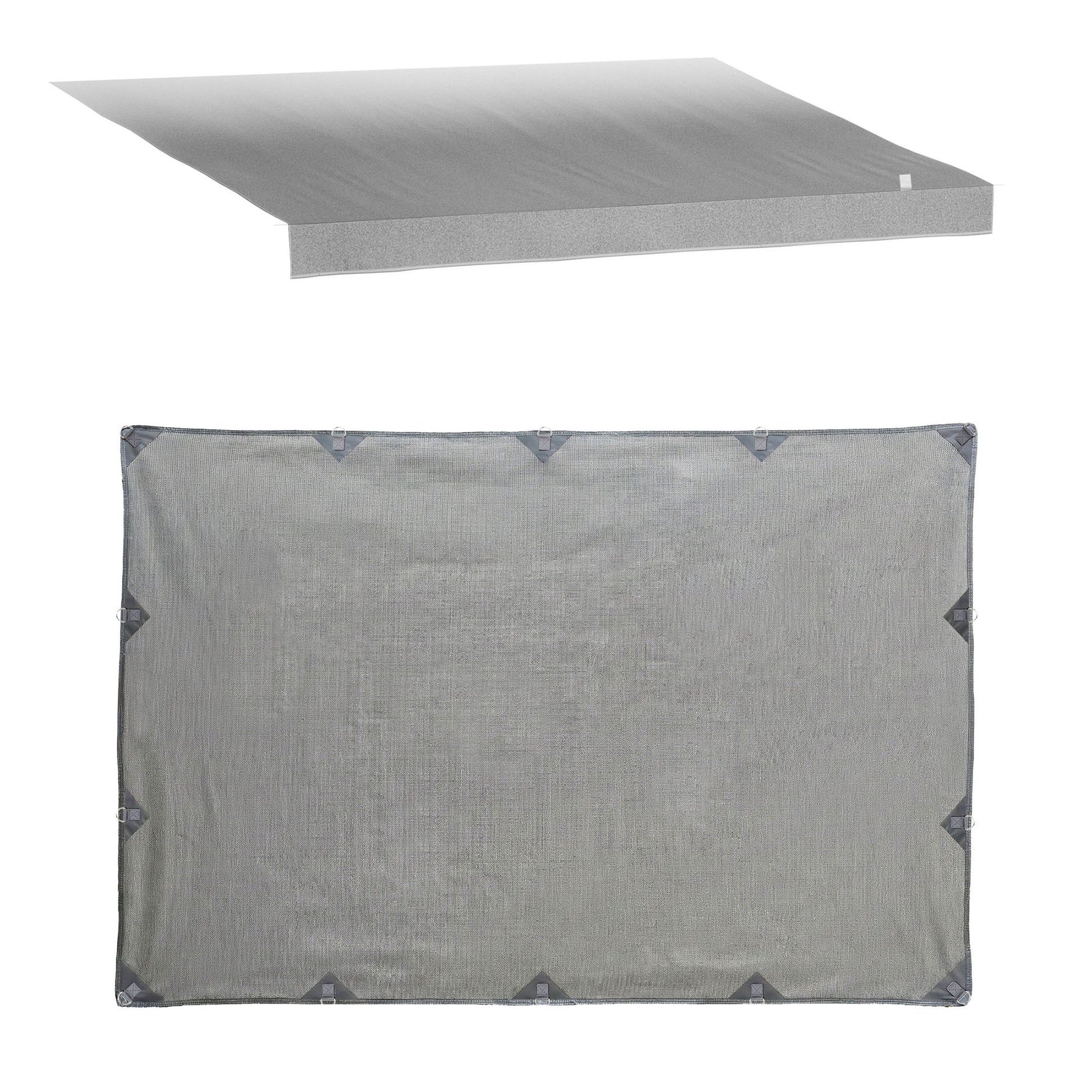 Weisshorn 12ft Caravan Awning Fabric & Privacy Screen RV Roll Out Sun Shade 3.4M - Image 3