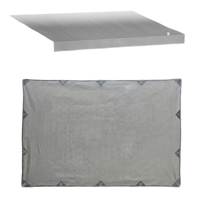 Weisshorn 18ft Caravan Awning Fabric & Privacy Screen RV Roll Out Sun Shade 5.2M - Image 3