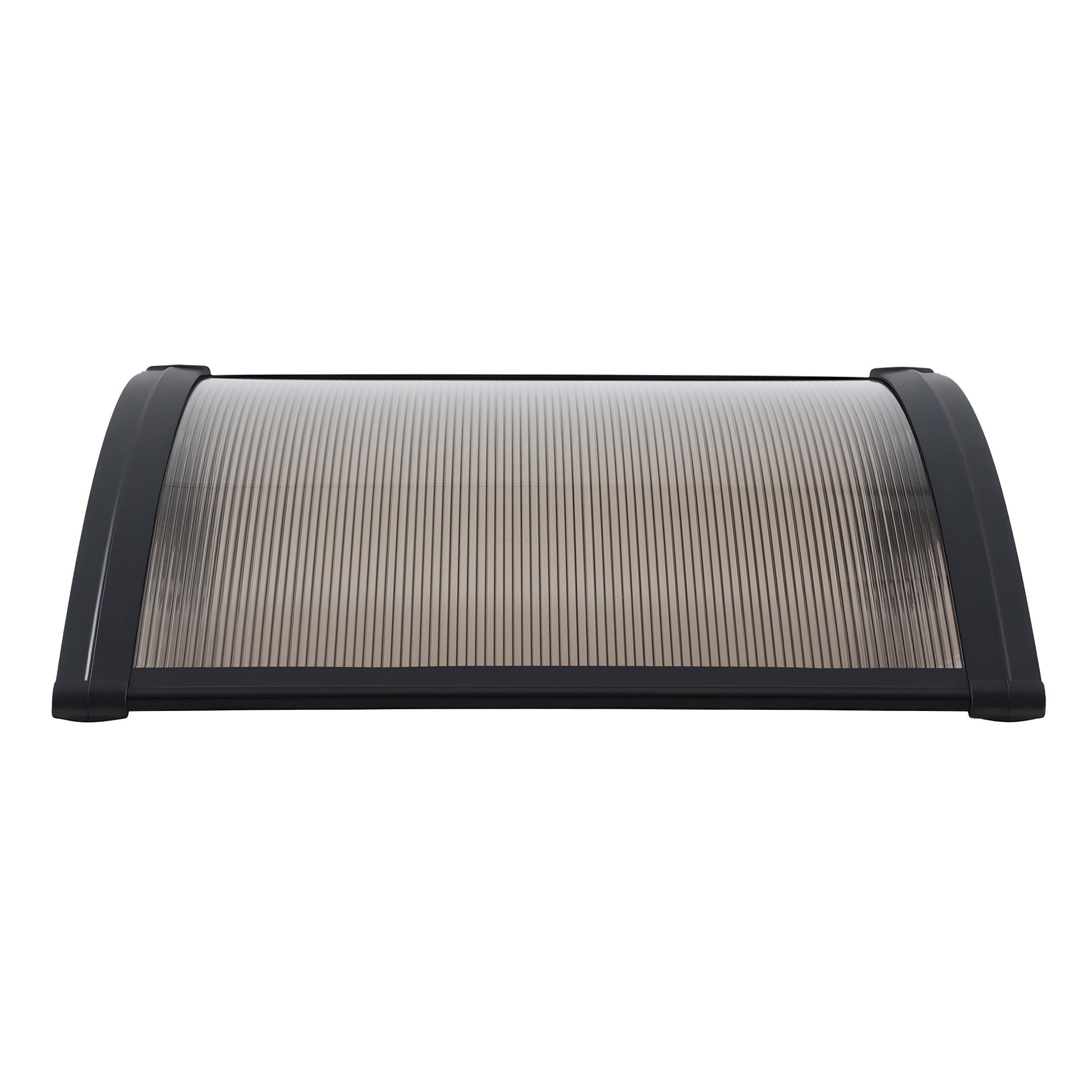 Instahut Window Awning Drainage 0.6mx0.6m Outdoor Brown - Image 3