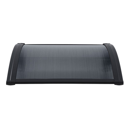 Instahut Window Awning Drainage 0.6mx0.6m Outdoor Grey - Image 3