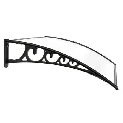 Instahut Window Awning Door Canopy 1mx2m Transparent - Image 4