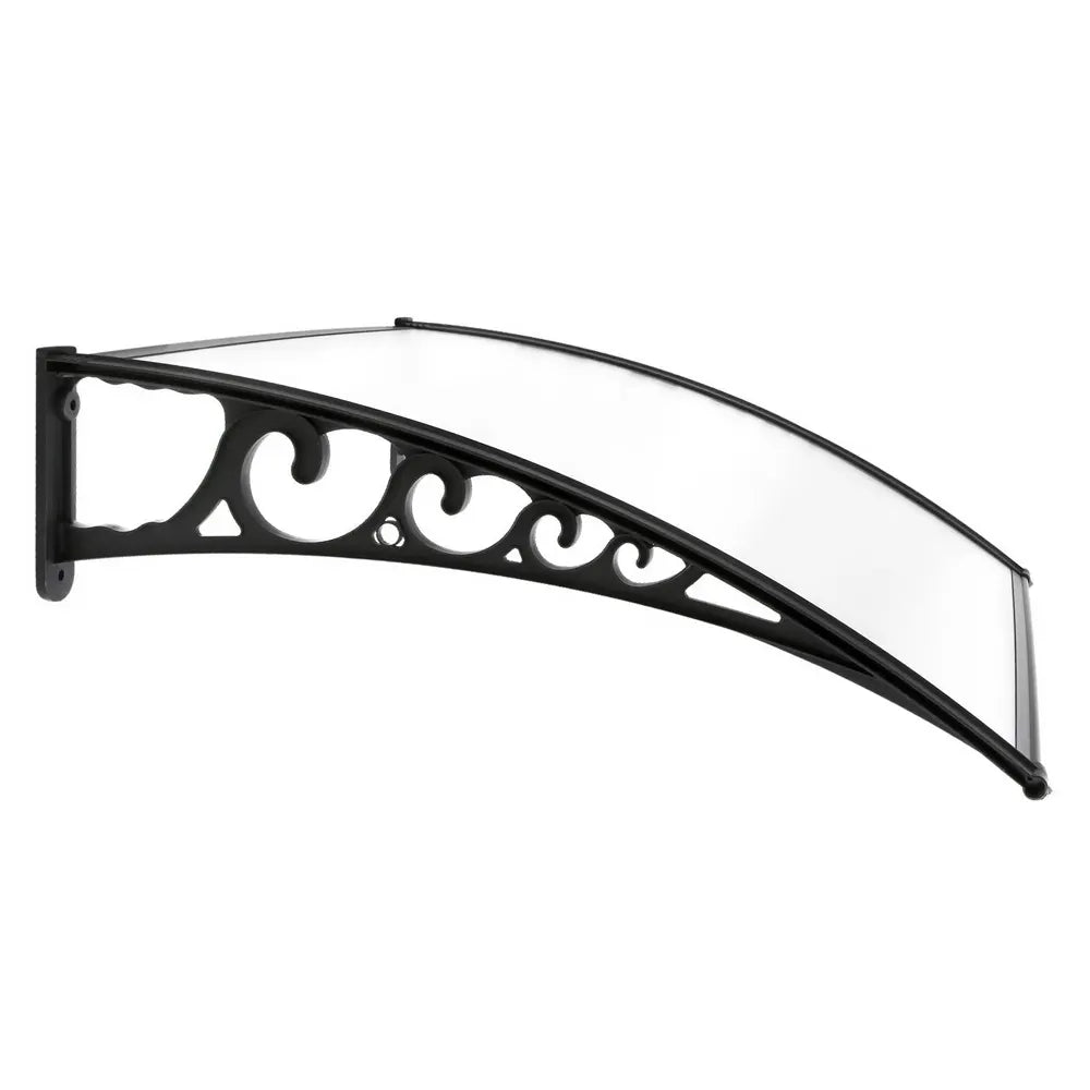 Instahut Window Door Awning 1mx3m Transparent - Image 4