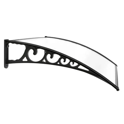 Instahut Window Door Awning 1mx3m Transparent - Image 4