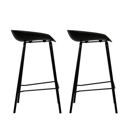 Artiss 2x Bar Stools Kitchen Counter Stools Metal - Image 3
