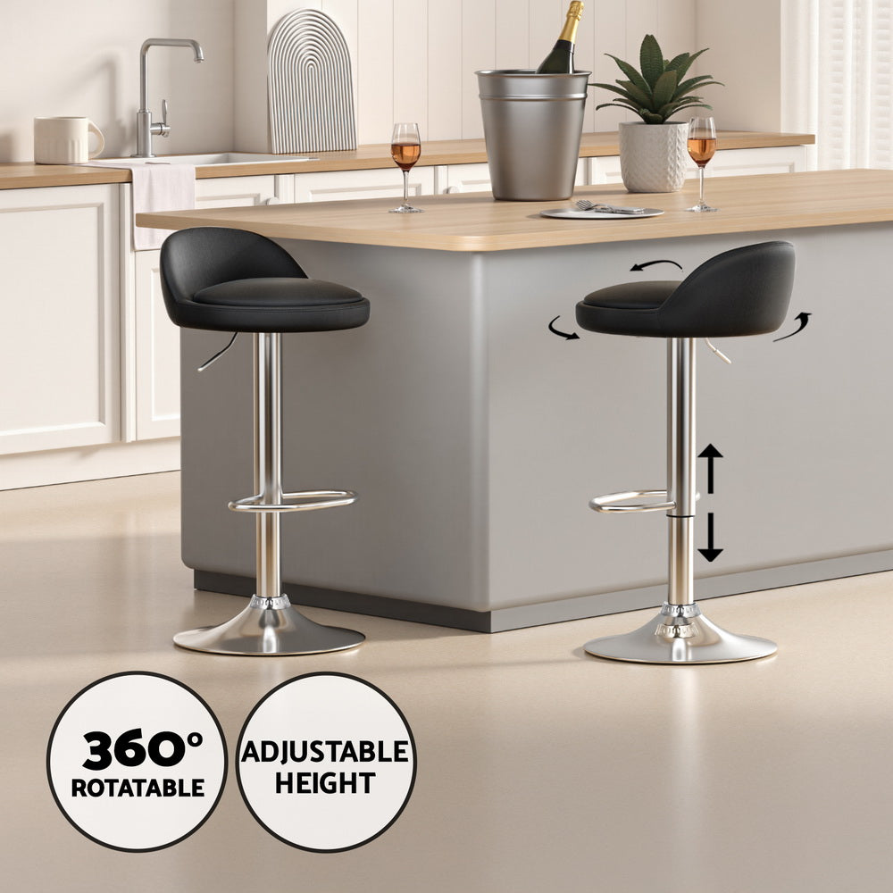 Artiss Bar Table and Stools Set Dining Desk Kitchen Chairs Cafe Pub - Image 6