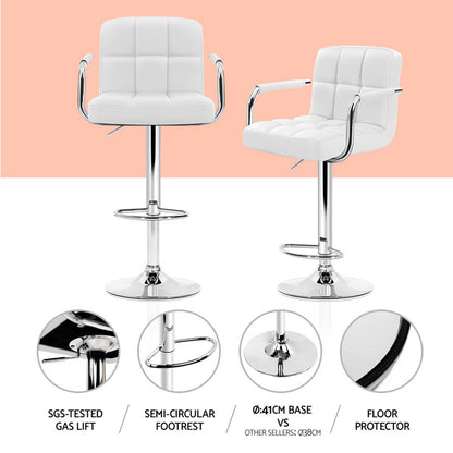 Artiss Bar Table and Stools Set Dining Desk Kitchen Chairs Cafe Pub - Image 6
