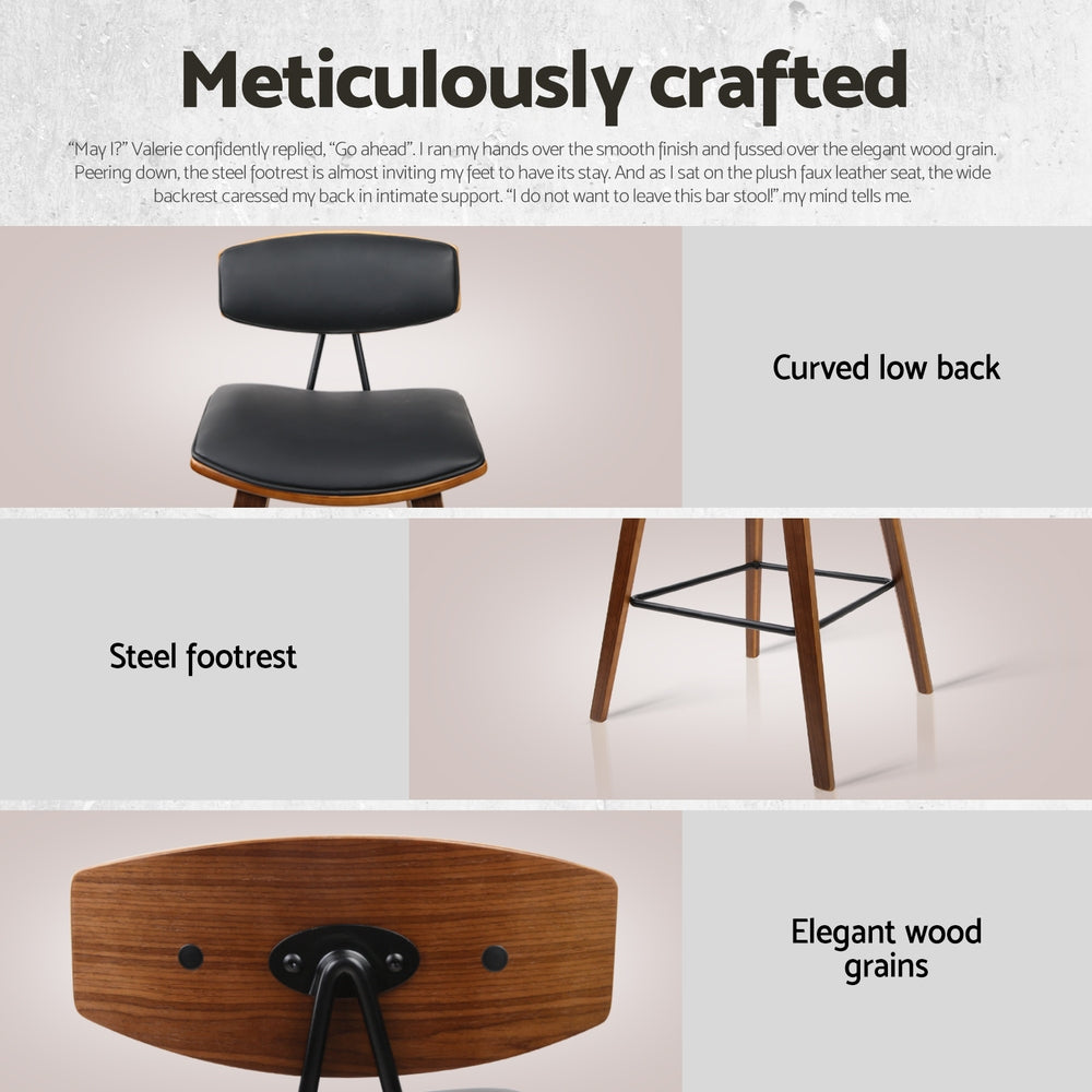 Artiss Bar Table and Stools Set Dining Desk Kitchen Chairs Cafe Pub - Image 6