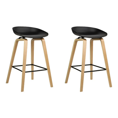 Artiss 2x Bar Stools Wooden
