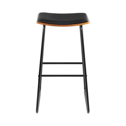 Artiss Bar Stools Kitchen Counter Stools Metal Chairs x2 - Image 3