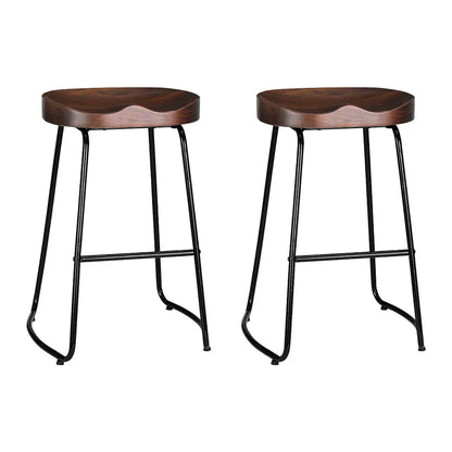 Artiss 2x Bar Stools Tractor Seat 65cm - Image 8
