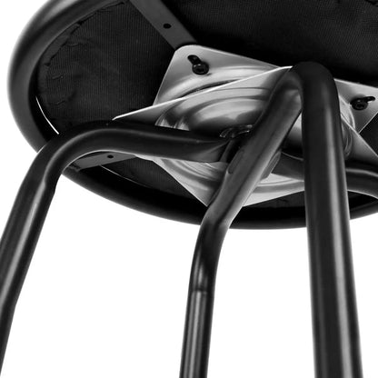 Artiss 2x Bar Stools Swivel Leather Padded Metal - Image 8