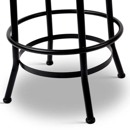 Artiss Bar Stools Adjustable Wood Chairs - Image 6