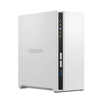 QNAP TS-233 2 Bay NAS ARM 4-core Cortex-A55 2.0GHz processor 2GB Hot-swappable 1xGbE WOL 2xUSB2.0...