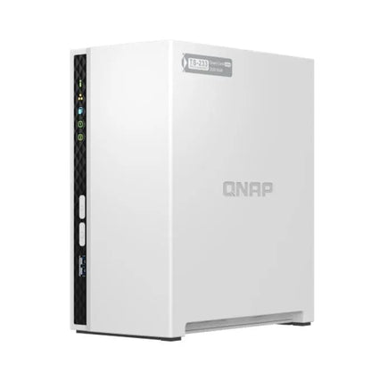 QNAP TS-233 2 Bay NAS ARM 4-core Cortex-A55 2.0GHz processor 2GB Hot-swappable 1xGbE WOL 2xUSB2.0... - Image 3