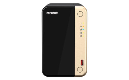 QNAP TS-264-8G 2 Bay desktop NAS 8 GB DDR4 onboard not expandable 2 x 3.5'/2.5' SATA 6Gb/s drive... - Image 2