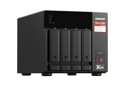 QNAP TS-473A-8G 4 Bay NAS 8G DDR4 AMD V1500B quad-core 2.2 GHz processor 2x M.2 2280 PCIe Gen3 x1... - Image 2