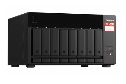 QNAP TS-873A-8G 8 Bay NAS AMD Ryzen™ Embedded V1500B 4-core/8-thread 2.2 GHz 8GB RAM 2xM.2 2280 P... - Image 3