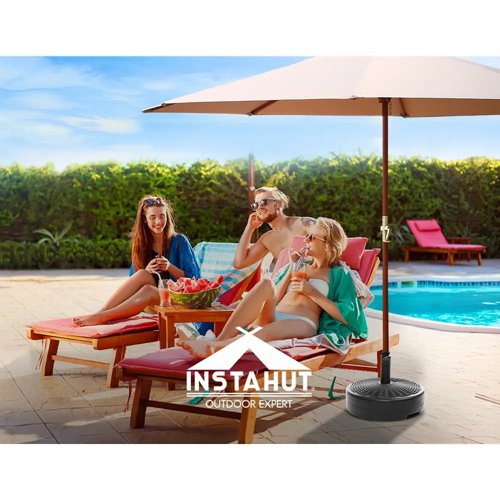 Instahut 51cm Outdoor Umbrella Base Round Stand Pod - Image 7