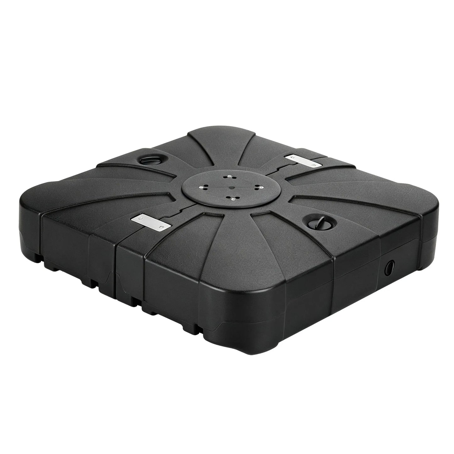 Instahut Outdoor Umbrella Base 2 Fillable 60kg Cantilever Umbrella Base with Wheels 84cm - Image 3