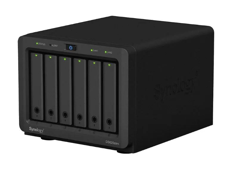 Synology DiskStation DS620 slim 6 Bay NAS Intel Celeron J3355  2-core 2.0 2GB DDR3L non-ECC SODIM... - Image 2